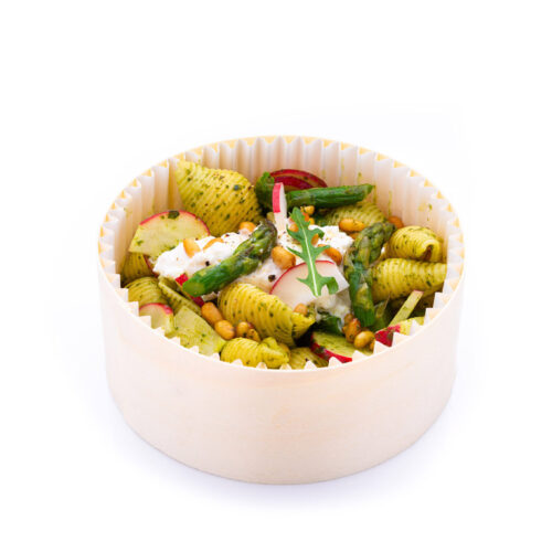 CONCHIGLIES AUX ASPERGES & PESTO