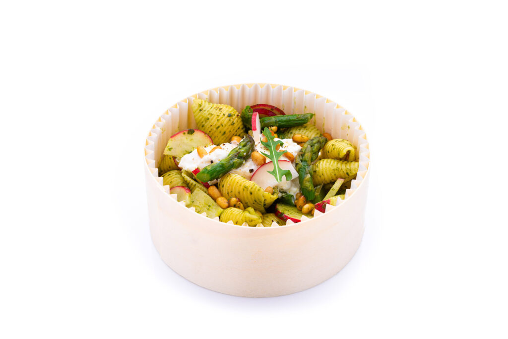 CONCHIGLIES AUX ASPERGES & PESTO